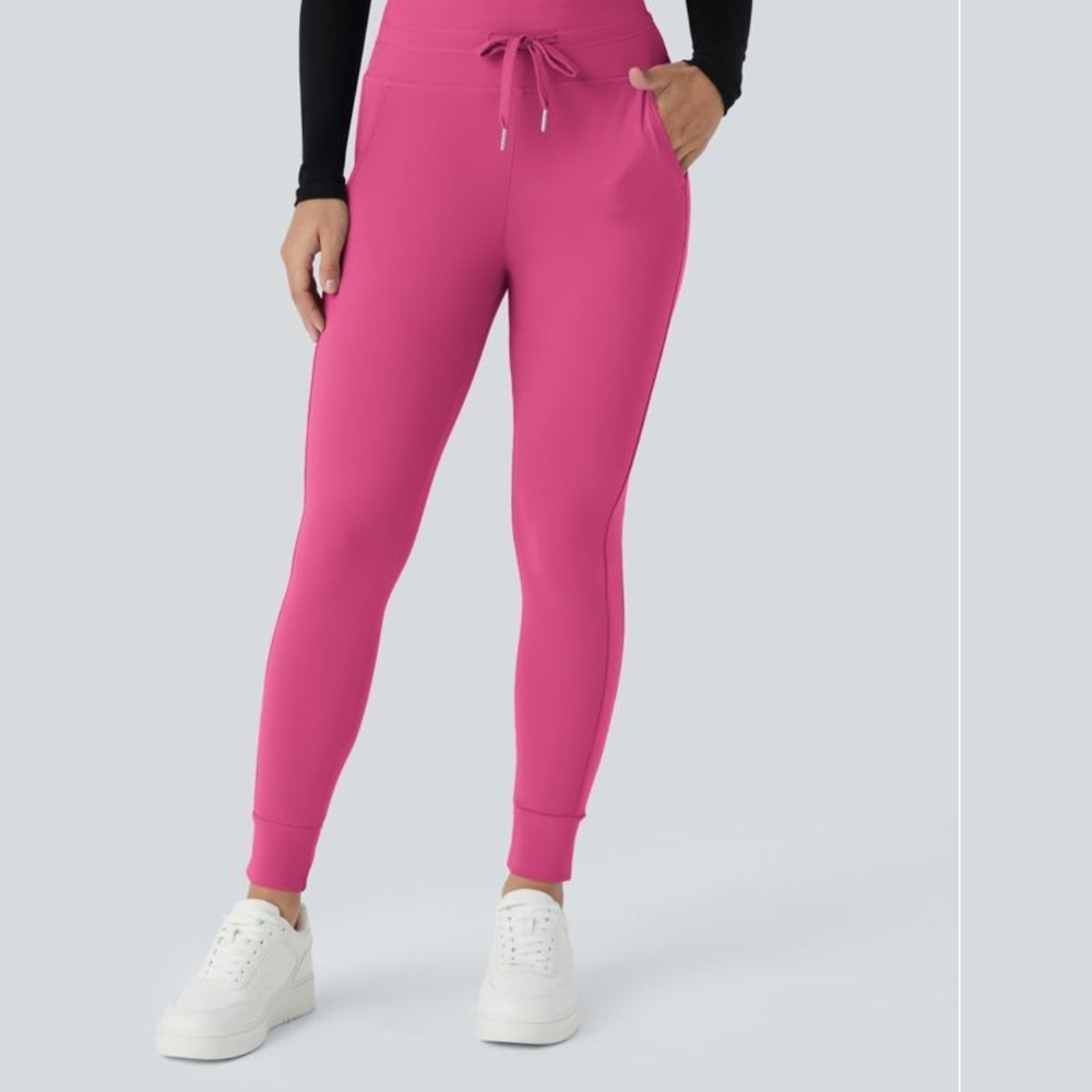 Women's Pink Jogger Pants